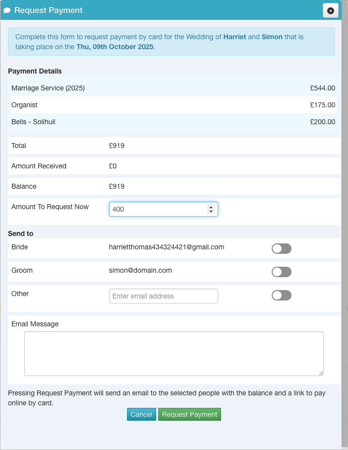 LED Payments